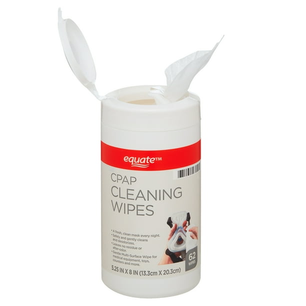 Equate CPAP Mask Cleaning Wipes, 62Count
