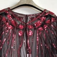 thumbnail image 4 of Shenmeida Women Crochet Lace Wedding Shawls Wrap Bridal Embroidered Shoulder Covers Up Evening Prom Party Dress for Party, 4 of 5