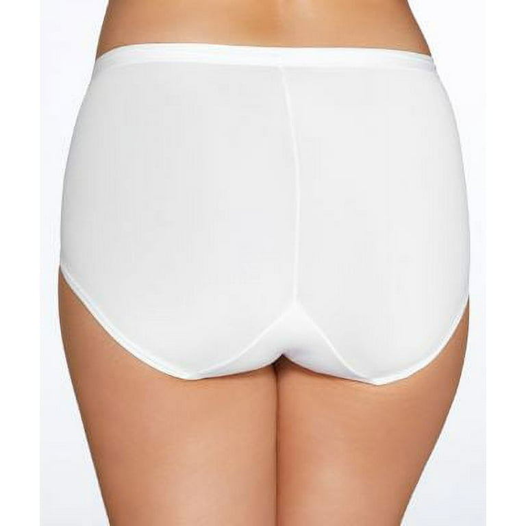 Vanity Fair Women's Smoothing Comfort Mesh and Lace Brief Panty 13267, Star  White, Large/7 at  Women's Clothing store