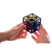 Meffert's Hollow Two by Two - The Original Transparent 2 x 2 Cube Brainteaser Puzzle - Travel Friendly Fun for Ages 9-Adult