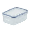 thumbnail image 3 of LocknLock Storage 11.83-Ounce Rectangular Food Storage Container Set, Set of Six, 3 of 4