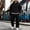 Black, variant on Mens 2 Piece Hoodie Jogger Set Sweatsuit Warm Pullover Sweater, Winter Trendy Jogger Pants, Elastic Waist, Joggers Sweatpants, Two Piece, Fall, Winter