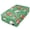 Green Rugby Ball, variant on Premium Soft Fitted Sheet for Blow Up Bed Mattress Sheets with Zipper for Camping Office Bedroom, Green Surfing Print