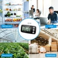thumbnail image 4 of Refrigerator Thermometer, AMIR Digital Fridge Thermometer Freezer Thermometer Humidity Gauge Wireless Indoor Thermometer for Refrigerator Home Office - 2 Packs, 4 of 8