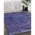 thumbnail image 2 of Ahgly Company Indoor Square Patterned DarkSlate Blue Purple Area Rugs, 5' Square, 2 of 6
