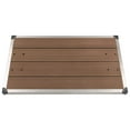 thumbnail image 2 of vidaXL Outdoor Shower Tray WPC Stainless Steel Base 31.5"/43.3" Brown/Gray, 2 of 12