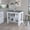 White + Gray, variant on Cterwk Kitchen Island with 3 Shelves, Wood Top Kitchen Table for Dining Room, Living Room, Brown