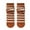 F, variant on Slouchy Socks, Women Striped Socks Mid Tube Autumn and Qinter All Long Tube Pure Cotton Pile Socks, Black