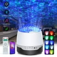 thumbnail image 1 of Celestial Symphony Star Projector, Galaxy Light with Ocean Waves, LED Night Light & White Noise Machine, Music Speaker, Timer, Remote Control for Unmatched Tranquility, 1 of 6