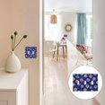 thumbnail image 7 of Yayeee Toggle Light Switch Wall Plate 3-Gang 6.37"x4.48" Decorative Outlet Cover, Blue Colorful Candies, 7 of 7
