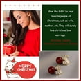 thumbnail image 2 of Christmas Earrings for Women Pearl Bow Earrings Xmas Holiday Christmas Jewelry Gifts Outfits Stocking Stuffers 2025, 2 of 13