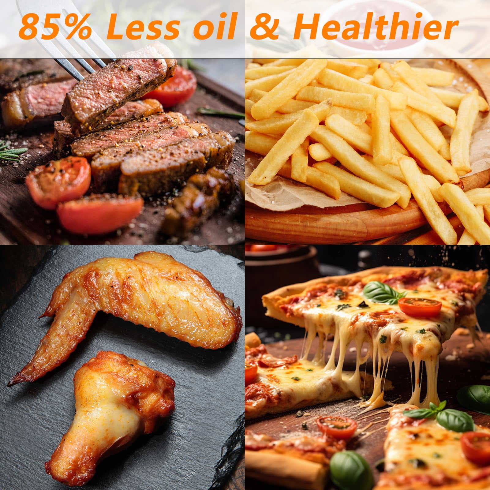 Anwickjeff  Air Fryer, 12.5-Quart Multi-Functional Convection Oven With 360° Hot Air Circulation For Healthy, Oil-Free Cooking.