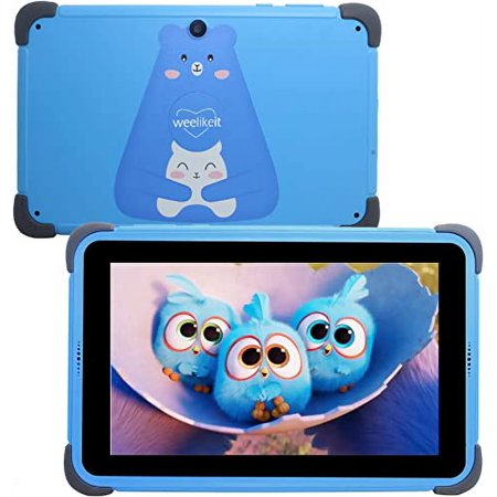 Kids Tablet 8 inch  LanliyunoutletAndroid 11 Tablets for Kids  2GB RAM 32GB ROM Children Tablet with AX WiFi6  IPS HD Display 4500 mAh Kids APP Installed Parental Control with Stylus(Blue)