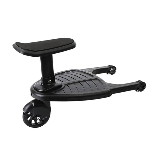 Cochecito con ruedas Cochecito para montar a bordo con asiento de sillín Accesorio para cochecito infantil Apto para la mayoría de los cochecitos Tiene capacidad para niños de hasta 55 libras