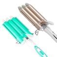 thumbnail image 3 of Rizador de pelo de tres tubos para mujer, rizador de pelo con forma de pera, rizador de ondas con forma de huevo y forma de rollo de huevo, 3 of 3