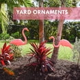 thumbnail image 3 of Galashield Pink Flamingo Yard Decorations Pack of 4 Flamingos Decor Ornaments for Outdoor Lawn and Garden, 3 of 7