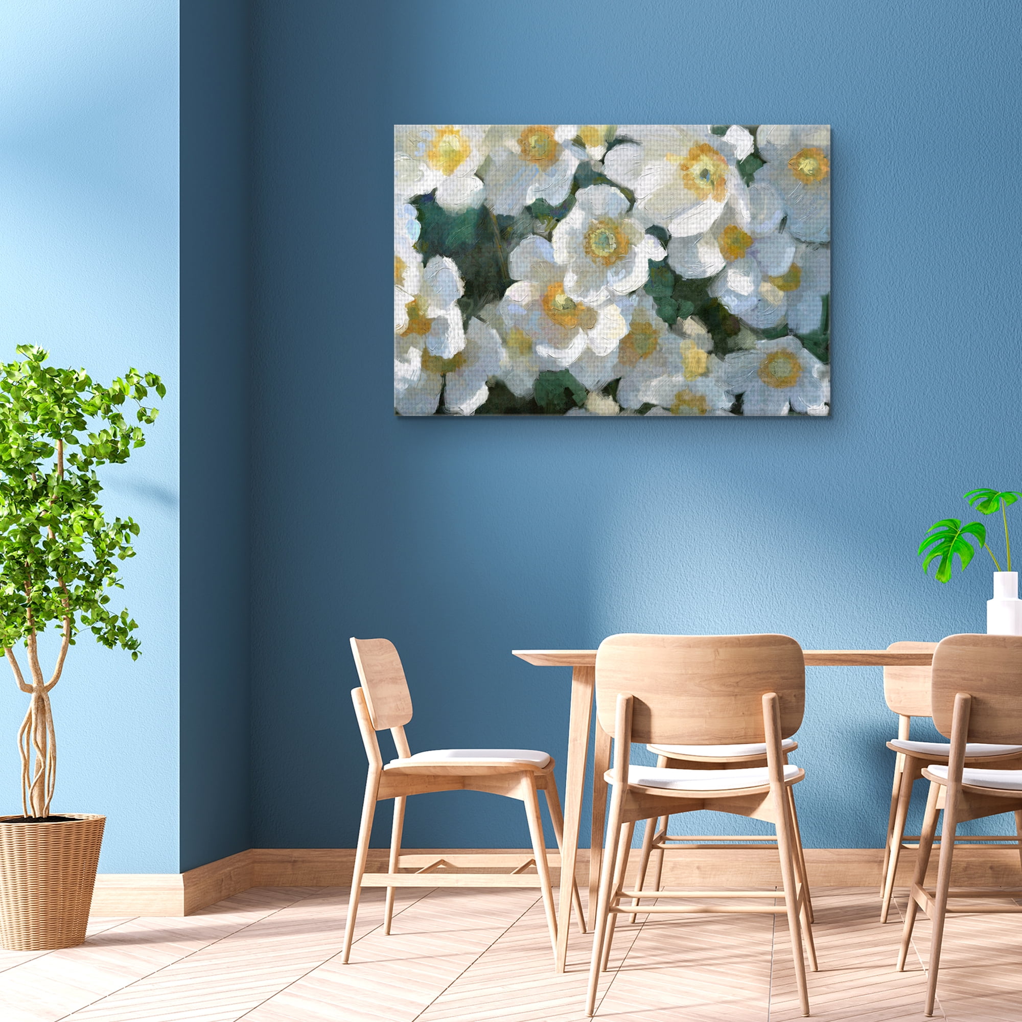 Masterpiece Art Gallery Summer Whites Paperwhite Flowers by Studio Arts Canvas Art Print