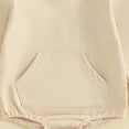thumbnail image 4 of 12-18 Months Newborn Baby Boys And Girls Bodysuits Simple And Warm Hooded Bodysuits Pajamas Sleep & Play, 4 of 4