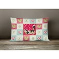 thumbnail image 3 of Carolines Treasures CK5652PW1216 Munchkin 3 Cat Love Canvas Fabric Decorative Pillow, Red, 12H x16W, multicolor, 3 of 3
