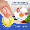 thumbnail image 6 of Fit Meal Prep Clear Plastic Airtight Condiment Food Storage Container (250 Count), 6 of 7