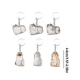 thumbnail image 3 of Porte-clés Pendentif Capsule Souvenir de Poils de Chat, Bouteille Commémorative de Rangement pour Animaux pour Collectionner la Fourrure, Design Unique Souvenir en Plastique Scellé Antipoussière, 1,57-2,36 Po pour Propriétaires d'Animaux, 3 of 8