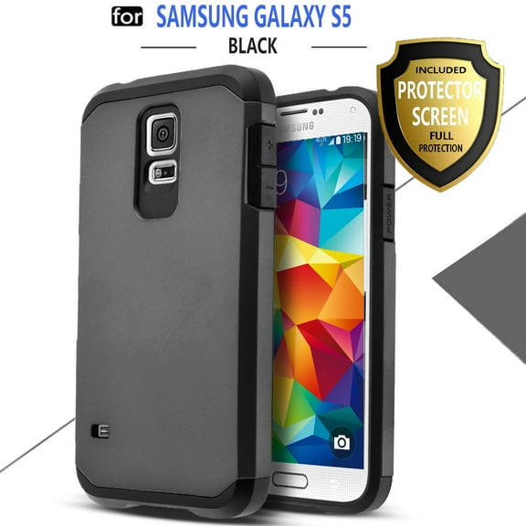 Galaxy S5 Case, [Not Fit Galaxy S5 Active], With [Premium Screen Protector Included], Heavy Duty Drop Protection Dual Layers Impact Advanced Rugged Protective Slim Fit Phone Cover-Dream Catcher