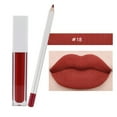 thumbnail image 1 of XWSHYW Delineadores de Labios Brillo de Labios de 21 Colores Brillo de Labios Juego de Brillo de Labios En Lápiz El Esmalte de Labios No Se Desvanece, No Se Pega a La Taza Mate 2 Juegos (1 Lápiz de L, 1 of 2