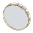 thumbnail image 1 of Mirror Tray, Geometric Shape Side Decorative Practical Storage Tray Round Large  For Bathroom, 1 of 8