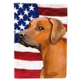 thumbnail image 1 of Carolines Treasures CK6676CHF Rhodesian Ridgeback Dog American Canvas House Flag - 28 x 0.01 x 40 in., 1 of 4