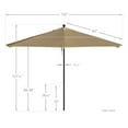 thumbnail image 5 of California Umbrella Venture 11' Bronze Market Umbrella in Beige, 5 of 5