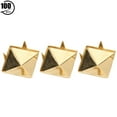 thumbnail image 2 of 100pcs Rivets, Square Pyramid Punk Rivets for Bracelets, Clothing, Handbag Leather Rivet Punk Rivet with 4 Claw Metal Studs, 2 of 7