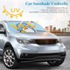 thumbnail image 3 of Tuxedo Sam Sombrilla Solar para Auto - Protector de Parabrisas Plegable | Cortina Solar Delantero | Bloqueo UV y Aislamiento de Calor 133x73cm, 3 of 6