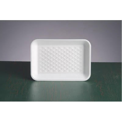 Supermarket Tray, Foam, White, 8-1/4x5-3/4x1, 125/bag GNPW1002