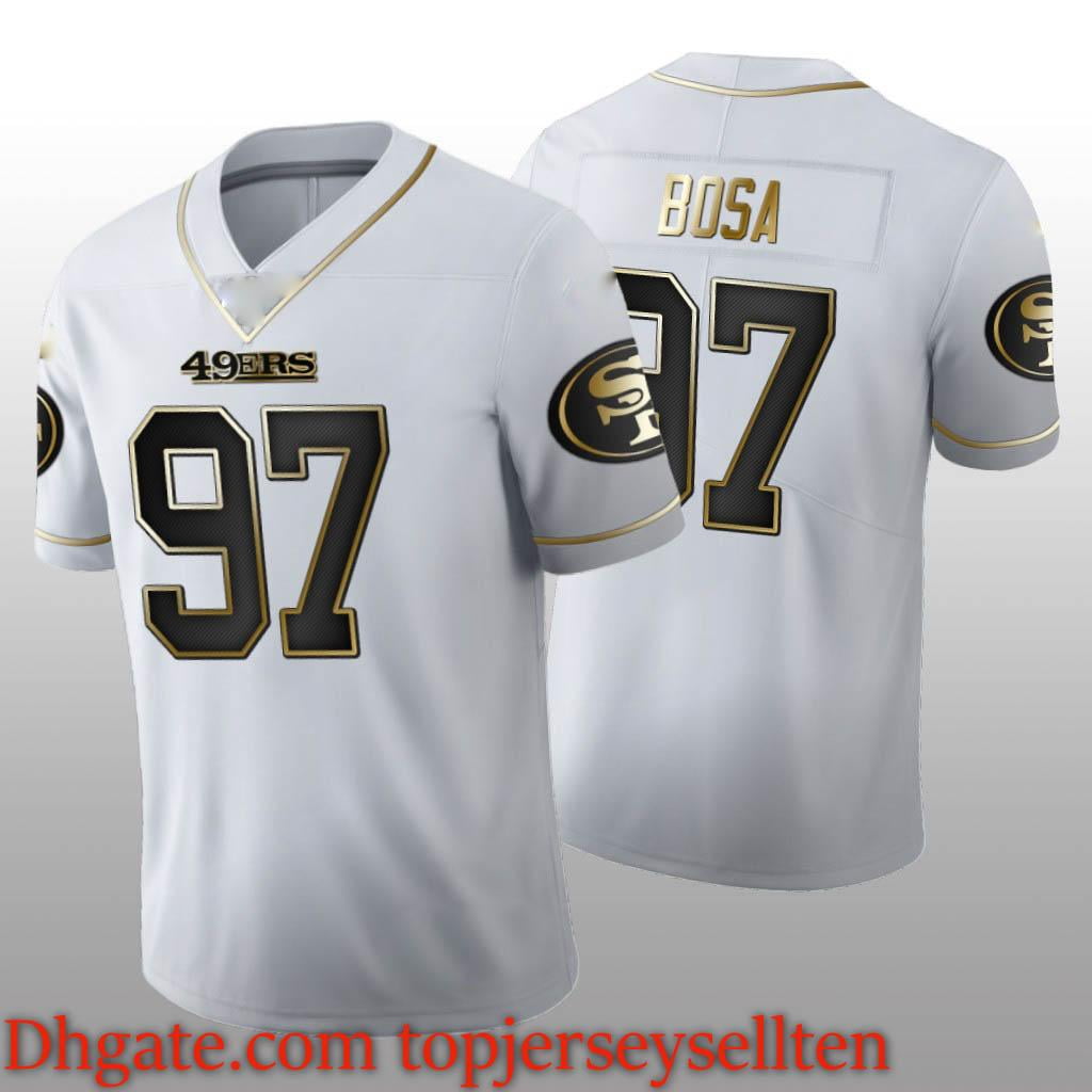 Nick Bosa San Francisco 49ers 97 Black Gold Vapor Limited Jersey -  Allprintify