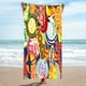 thumbnail image 2 of Toalla De Playa De Microfibra Ultra Ligera Con Estampado Bohemio Africano Toalla De Baño Manta De Playa A Prueba De Arena Toalla Multiusos De Viaje 75 X 150 Cm, 2 of 3
