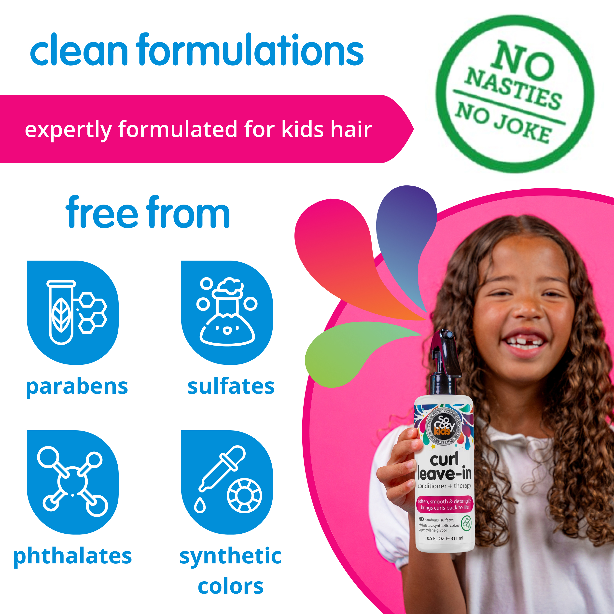 SoCozy Kids Curl Leave-In Conditioner Therapy Spray photo 5