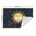 thumbnail image 3 of XMXY Woven Placemats Set of 6 PCS, Horoscope Sun Stars Moon Table Mats Washable Heat Resistant Placemats, 3 of 6