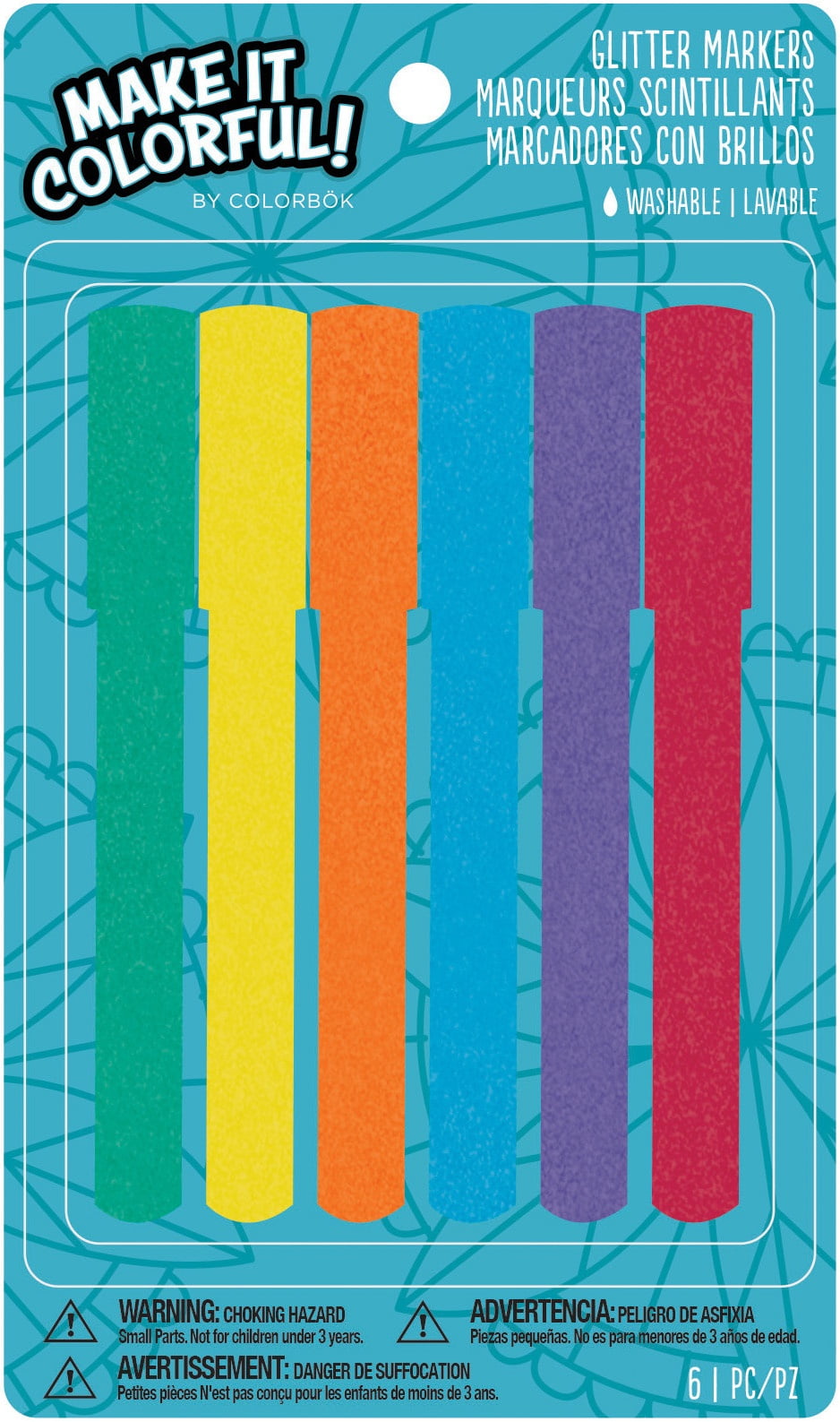 AMERICAN CRAFTS 34008080 GLITTER MARKERS