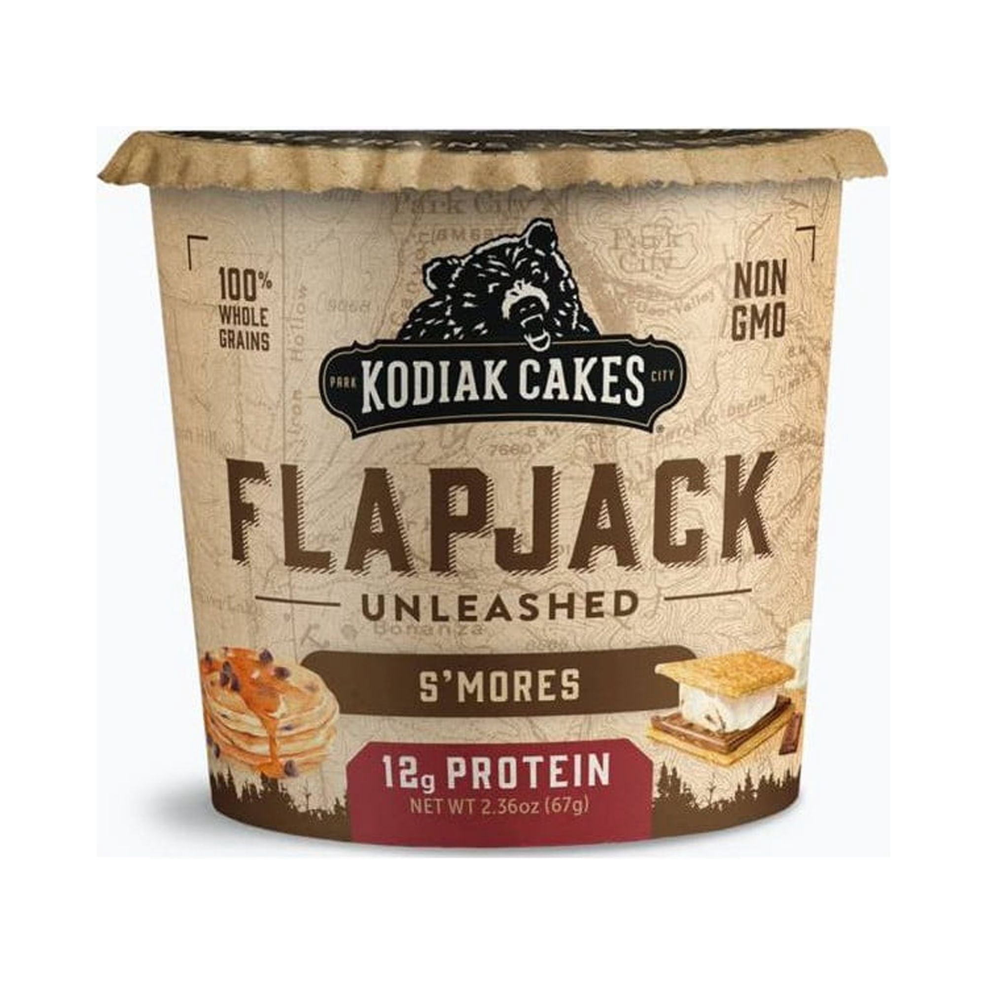 Kodiak Cakes Protein Flapjack Power Cup S’mores (Pack of 8)