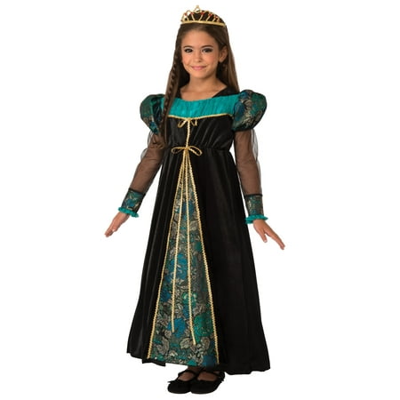 Girls Black Camelot Princess Costume