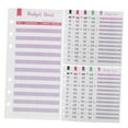 thumbnail image 4 of FRCOLOR Portable Sheets with Expense Tracker 60 Sheets Cards for Cash Binder Refills, 4 of 8