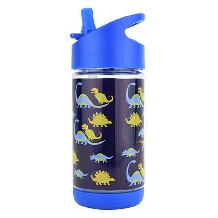 

Kids Water Bottle with Straw Spill Proof Eco-Friendly BPA Free Non Toxic Plastic Bottles (Dinosaur Water bottle)