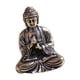 thumbnail image 5 of Mini estatua de Buda Tathagata de latón, recuerdo de escritorio, decoración para jardín de hadas 24x29 cm, 5 of 9