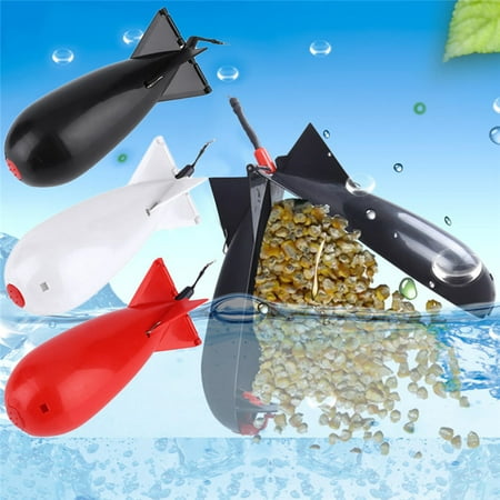 Fishing Rockets Bomb Fishing Tackle Feeder Pellet Rocket plastic river ...