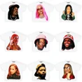 thumbnail image 5 of Camisetas de estilo hip hop con estampado de retrato de cabeza grande de moda Harajuku para mujer, camisetas de manga corta de gran tamaño con diseño INS Sense, camisetas estilo callejero americano Y2, 5 of 5