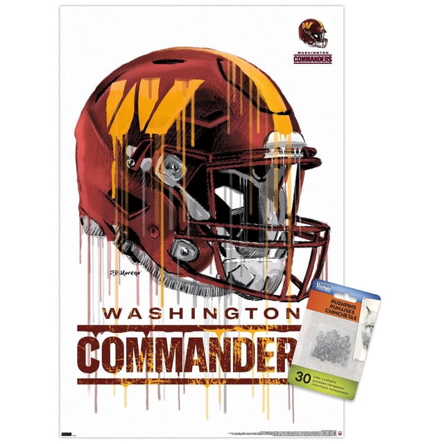 NFL Washington Commanders - Casque anti-goutte 22