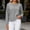 Gray-B, variant on Fengqque Women's Loose and Comfortable Crewneck Long Sleeve Sweatshirt Lightweight Pullover Fall Clothes Yellow XL(XL)