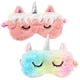 thumbnail image 1 of Antifaz para dormir para niños Oso de Fresa Unicornio 3D Felpa 18 cm x 15 cm, 1 of 5