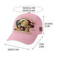 thumbnail image 4 of Commemorative US 250th Anniversary Patriotic Baseball Cap Adjustable Bald Eagle Print Stylish National Pride Hat for Men Women Red White Blue Gift Gift, 4 of 7