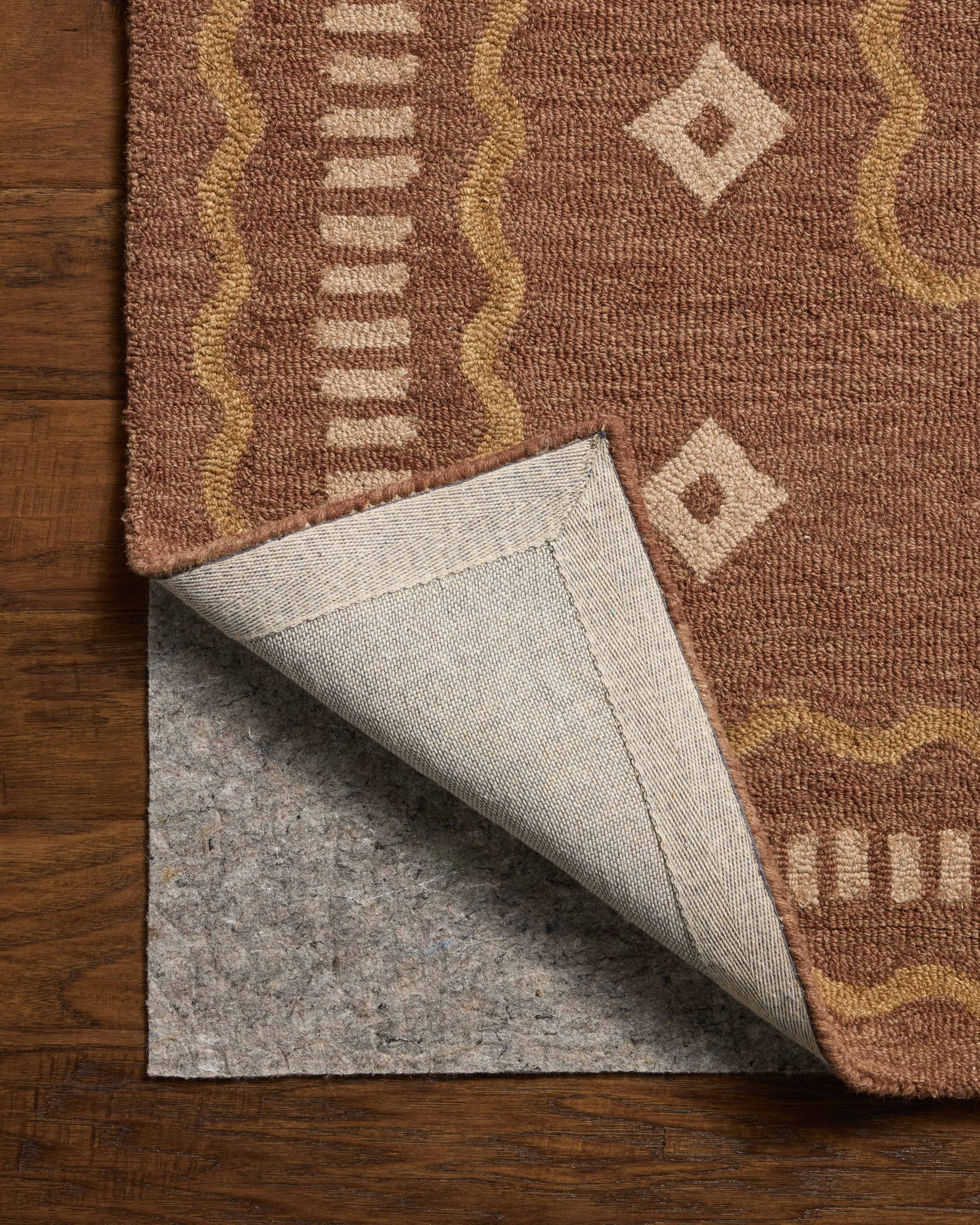 Chris Loves Julia x Loloi Alfie Clay / Spice 18" x 18" Sample Rug
